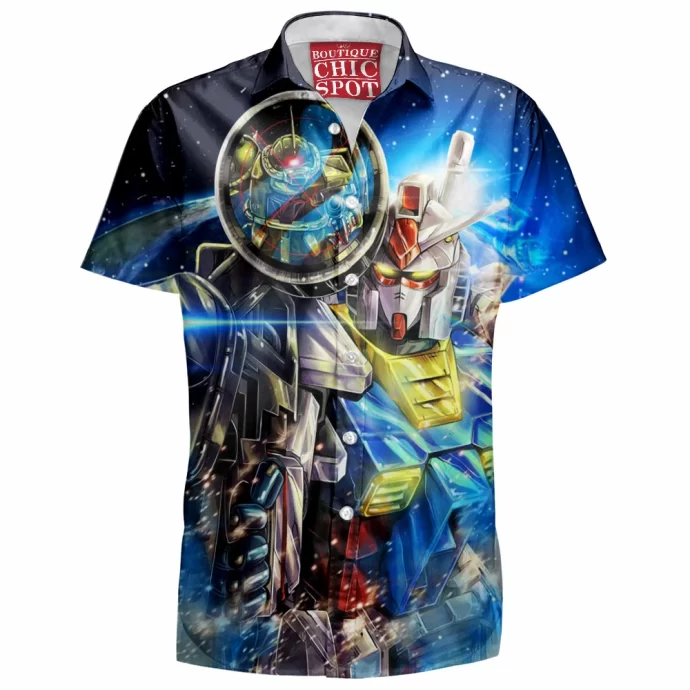 Gundam Hawaiian Shirt