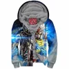 Anime Zip-Fleece-Hoodie, Gundam Zip-Fleece-Hoodie