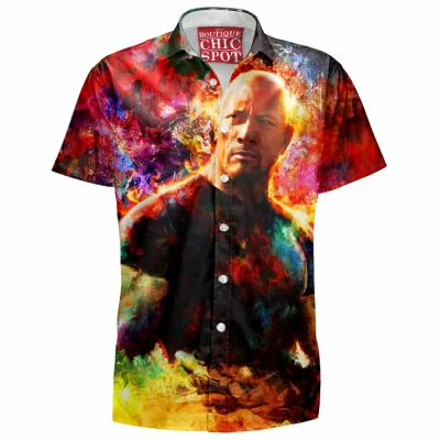 Dwayne Johnson Hawaiian-Shirt, The Rock Hawaiian-Shirt