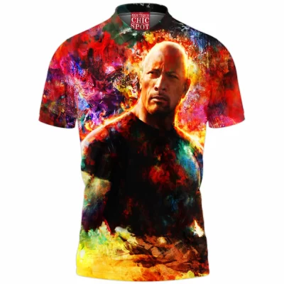 Dwayne Johnson Polo Shirt, The Rock Polo Shirt