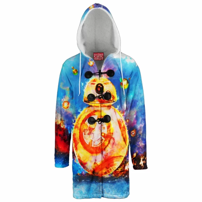 Bb8 Hooded Cloak Coat