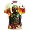 Boba Fett Polo Shirt, Sci-Fi Polo Shirt, Star Wars Polo Shirt