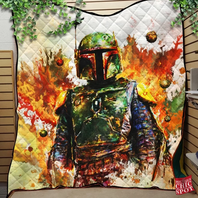 Boba Fett Quilt Blanket