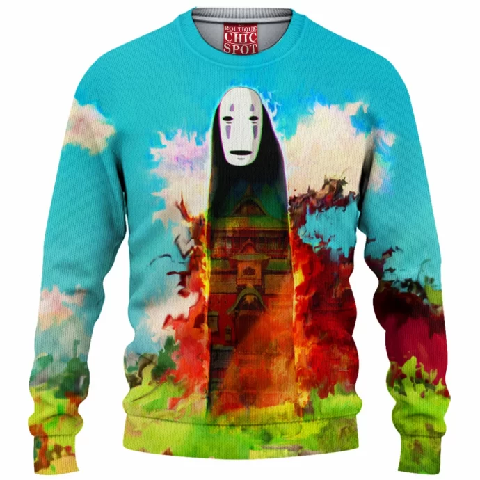 No Face Knitted Sweater