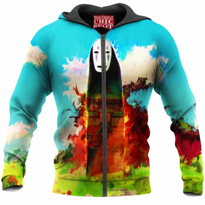 No Face Zip Hoodie