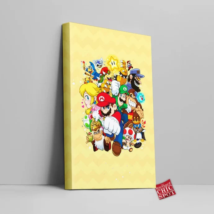 Super Mario Bros Canvas Wall Art