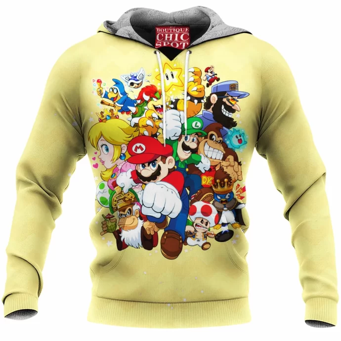 Super Mario Bros Fleece Hoodie