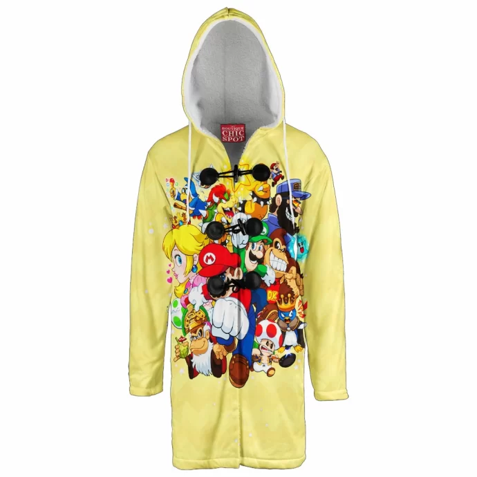 Super Mario Bros Hooded Cloak Coat