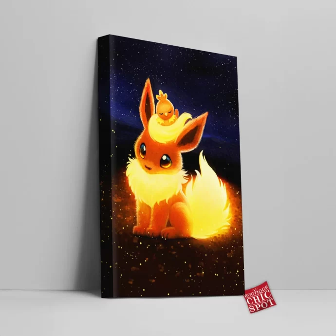 Flareon Canvas Wall Art