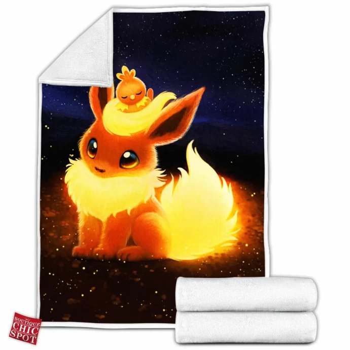 Flareon Fleece Blanket