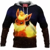 Anime Fleece-Hoodie, Lugia Fleece-Hoodie, Pokemon Fleece-Hoodie
