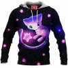 Anime Fleece-Hoodie, Mew Fleece-Hoodie, Pokemon Fleece-Hoodie