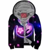 Anime Zip-Fleece-Hoodie, Mew Zip-Fleece-Hoodie, Pokemon Zip-Fleece-Hoodie