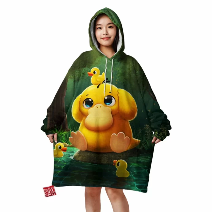 Psyduck Blanket Hoodie