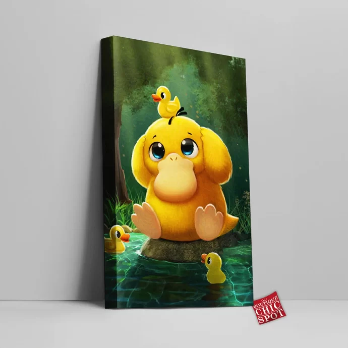 Psyduck Canvas Wall Art