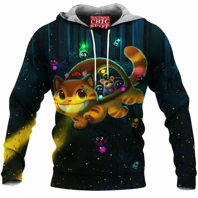 Catbus Fleece Hoodie