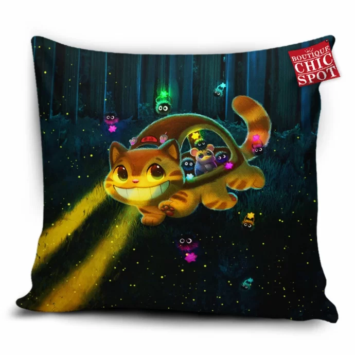 Catbus Pillow Cover