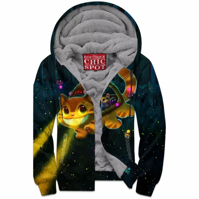 Catbus Zip Fleece Hoodie