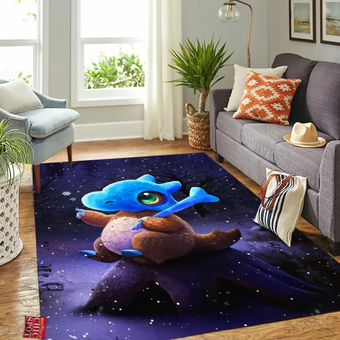 Ice Cubone Rectangle Rug