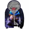 Anime Zip-Fleece-Hoodie, Cubon Zip-Fleece-Hoodie, Cubone Zip-Fleece-Hoodie, Pokemon Zip-Fleece-Hoodie