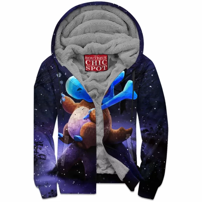 Ice Cubone Zip Fleece Hoodie