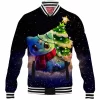 Anime Baseball-Jacket, Bulbasaur Baseball-Jacket, Pokemon Baseball-Jacket