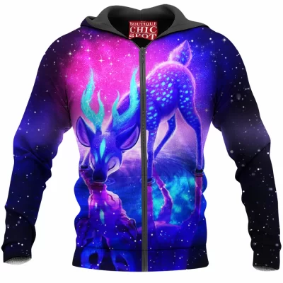 Deer Zip-Hoodie
