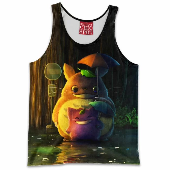 Totoro And Gengar Tank Top