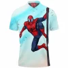 Comic Polo Shirt, Spider-man Polo Shirt