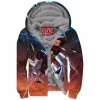 Anime Zip-Fleece-Hoodie, Dragon Ball Zip-Fleece-Hoodie, Vegeta Zip-Fleece-Hoodie