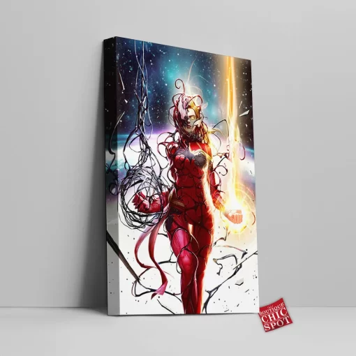 Captain Marvel Absolute Carnage Canvas Wall Art