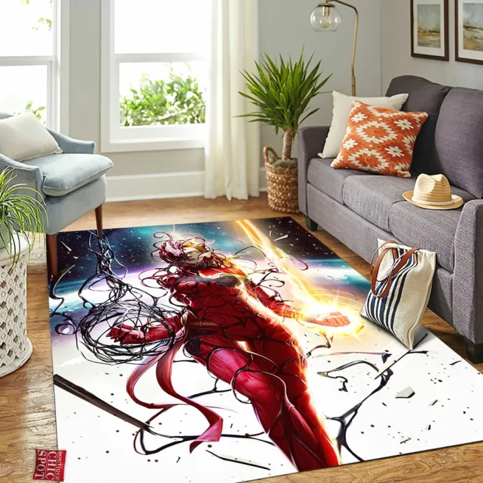 Captain Marvel Absolute Carnage Rectangle Rug