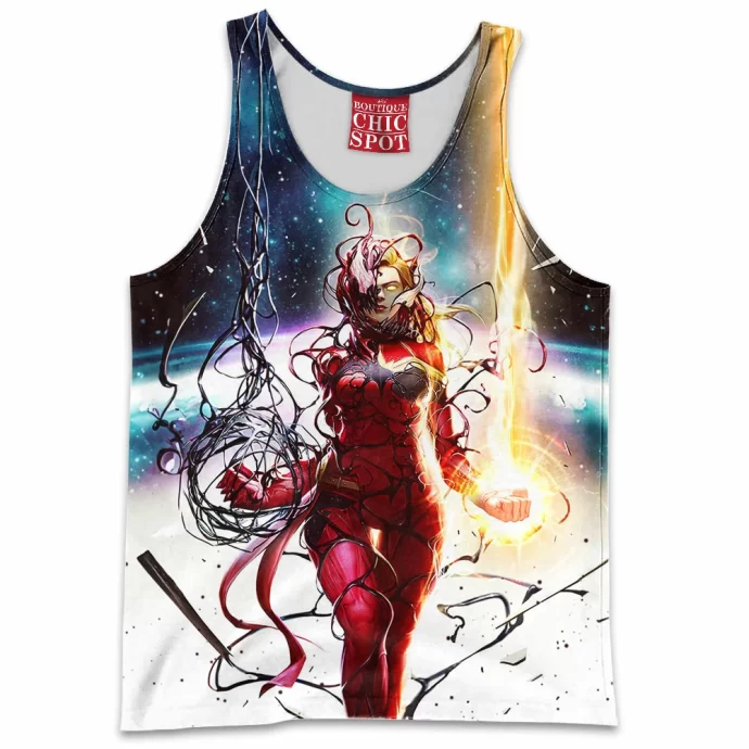 Captain Marvel Absolute Carnage Tank Top