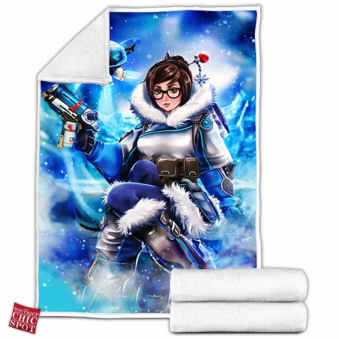 Mei Overwatch Fleece Blanket