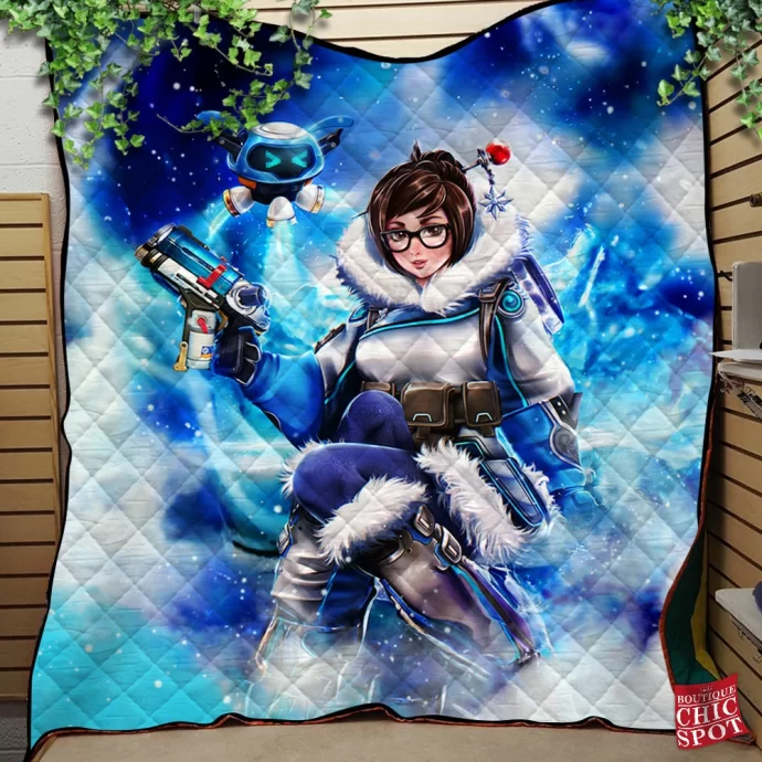 Mei Overwatch Quilt Blanket