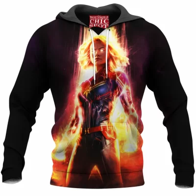 Captain Marvel Hoodie, Comic Hoodie