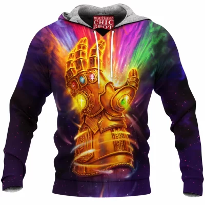 Comic Fleece-Hoodie, Infinity Gauntlet Fleece-Hoodie