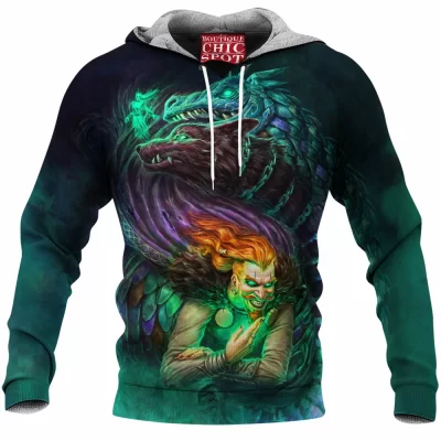 Comic Fleece-Hoodie, Loki Fleece-Hoodie