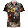 Grimlock Hawaiian-Shirt, Transformers Hawaiian-Shirt, T-Rex Hawaiian-Shirt, Sci-Fi Hawaiian-Shirt