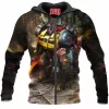Grimlock Zip-Hoodie, Transformers Zip-Hoodie, T-Rex Zip-Hoodie, Sci-Fi Zip-Hoodie