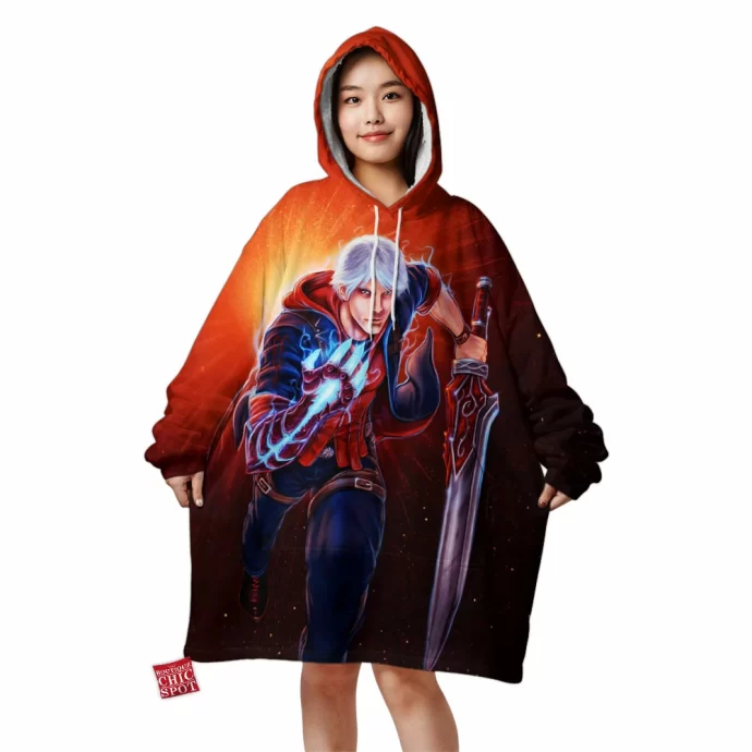 Nero Devil May Cry 4 Blanket Hoodie