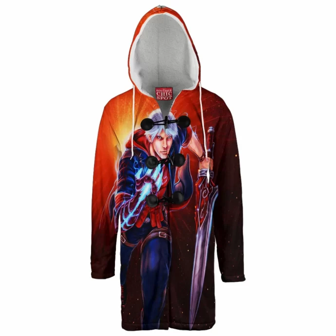 Nero Devil May Cry 4 Hooded Cloak Coat