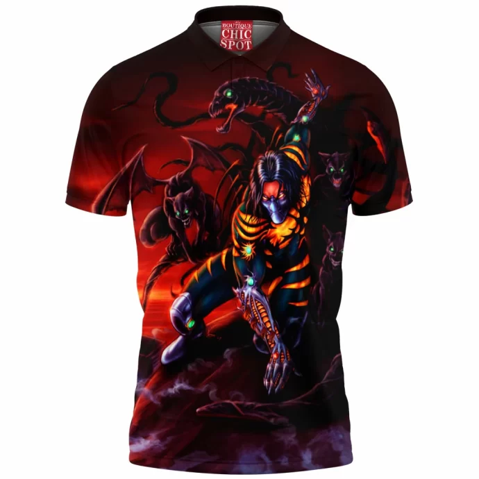 The Darkness Comic Polo Shirt