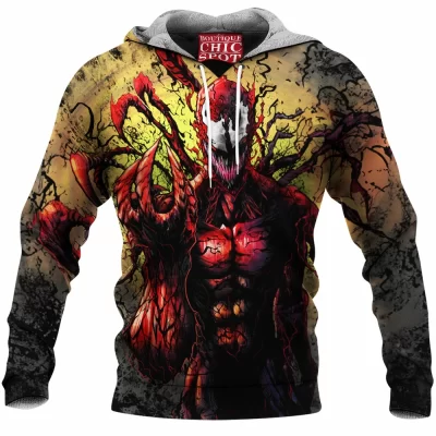 Carnage Fleece-Hoodie, Comic Fleece-Hoodie