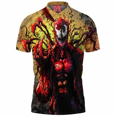 Carnage Polo Shirt, Comic Polo Shirt