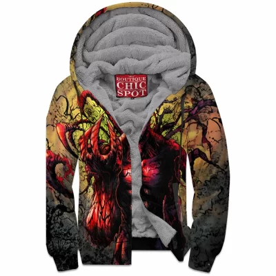 Carnage Zip-Fleece-Hoodie, Comic Zip-Fleece-Hoodie