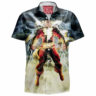 Comic Hawaiian-Shirt, Shazam Hawaiian-Shirt