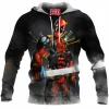 Comic Fleece-Hoodie, Deadpool Fleece-Hoodie