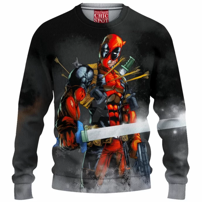 Deadpool Knitted Sweater