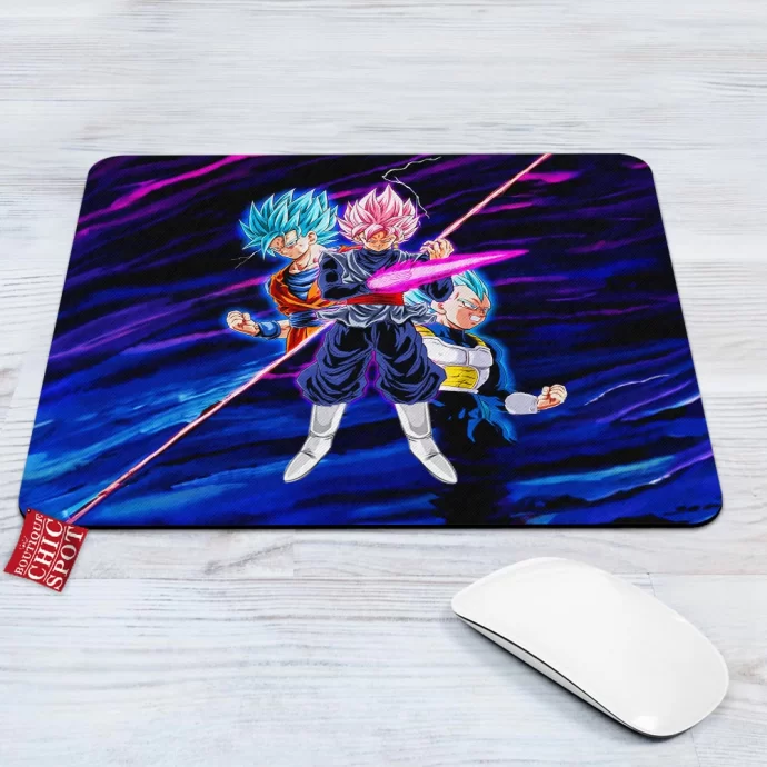 Goku Vegeta Vs Black Ssj Rose Mouse Pad